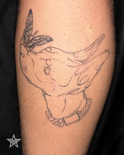 Tatuagem de desenho delicado no braço